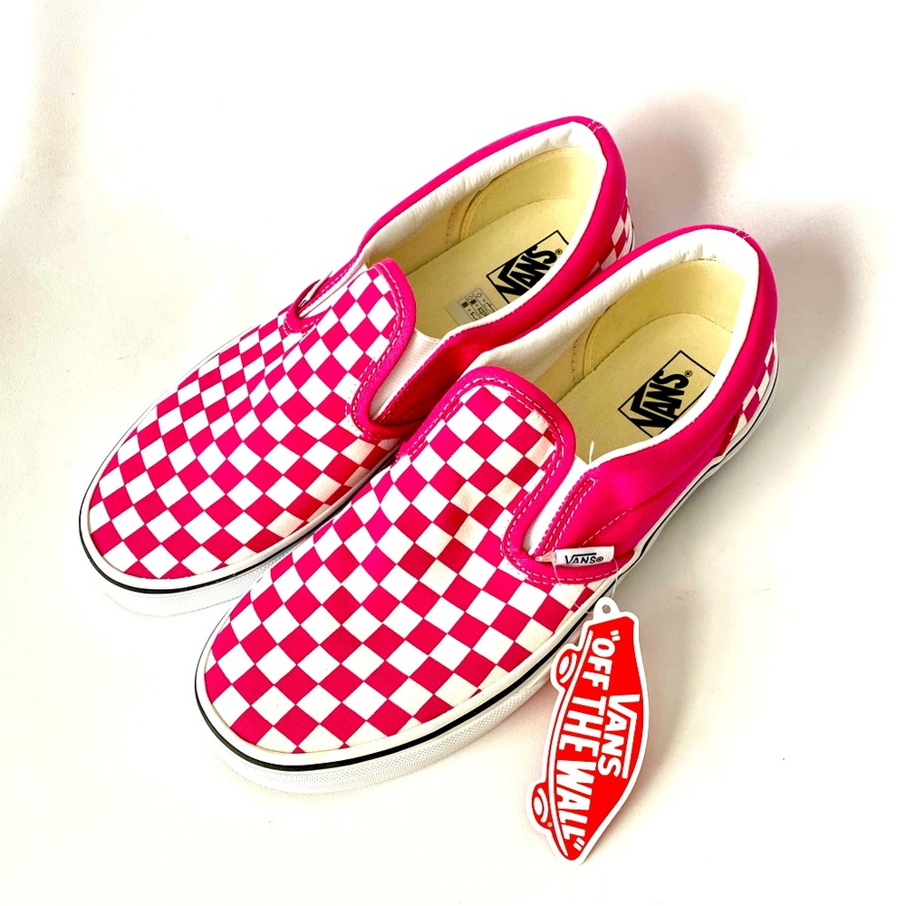 Van’s Classic Slip-On Checkboard Shoe, NIB